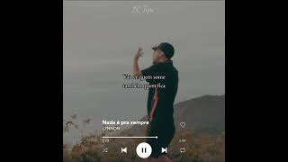L7NNON - Nada é pra sempre ( Letra / tipografia )
