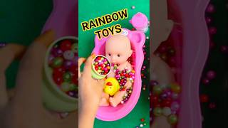 Rainbow Surprise Bead Magic #toyasmr #satisfying #VisualASMR #USMarket #TrendingShorts