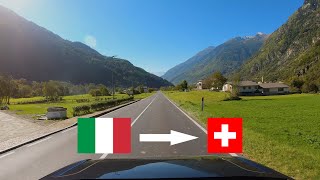Swiss Italy border - Italian Alps in 4K | Driving from Bormio to Tirano