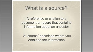 Adding Sources to the FamilySearch Family Tree - James Tanner