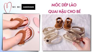 #85 Móc Dép Lào Quai Hậu Bằng Len Cho Bé | Móc Len Dễ Dàng | Mimi Handmade screenshot 2