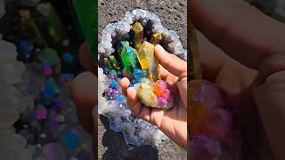 OMG 😱 $100,000 Rare Agate Crystal & Gold Nuggets Found Inside Massive Rock 💎 | Amazing Gold Mining