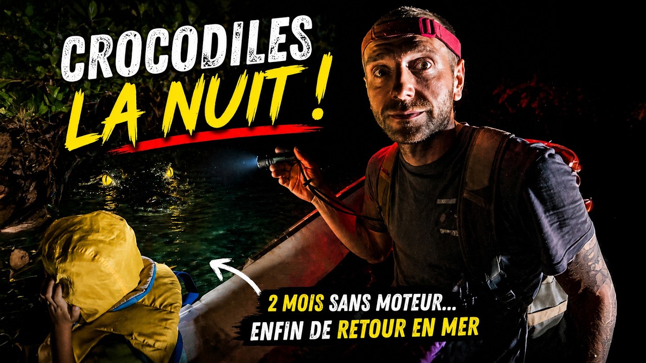 ⁣CROCODILES LA NUIT… on ne s’attendait pas à ça 🐊 - S4 EP 22