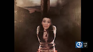 Erin Stewart criticizes response to meme showing her burned at stake