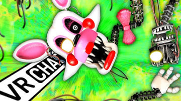 MANGLE Hangs Out in VRCHAT!!! (FNAF VOICE TROLLING!)