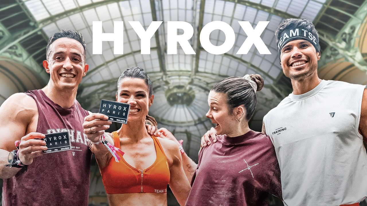 ON A CRU MOURIR ! @TiboInShape, @jujufitcats, Sissy et Tini à l'@HYROX_OFFICIAL Paris !