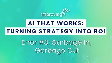 The Ten Error Types – Error #3: Garbage In, Garbage Out