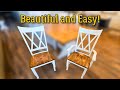 Easy, DIY Farmhouse Dining Chairs - International Concepts