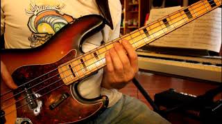 Video thumbnail of "Arabesque no.1 Debussy/ bass version"