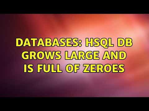 Databases: HSQL DB