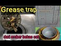 cara membuat grease trap//penyaring kotoran dan lemak untuk bak cuci piring dari ember bekas cat