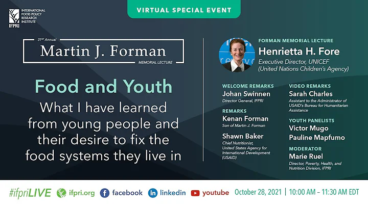 31st Annual Martin J. Forman Memorial Lecture