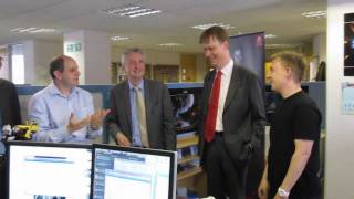 James Plaskitt and Stephen Timms visit Blitz Games Studios