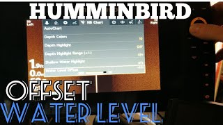 Humminbird Helix Water Level Offset