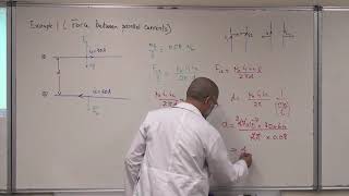 002  Force Between Two Parallel Currents Examples