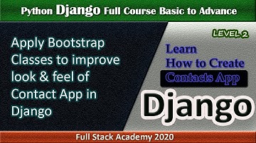 Python Django CRUD Bootstrap Implementation