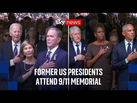9/11 anniversary: Obama, Bush, Clinton and Biden pay their respects to the victims