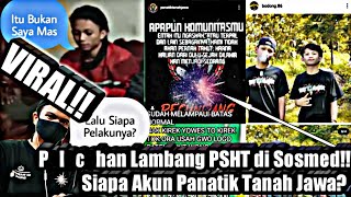 Viral Mengh1N4 Dan M3L3C3Hkan Lambang Psht Di Sosmed Panatik Oknum Pagar Nusa?