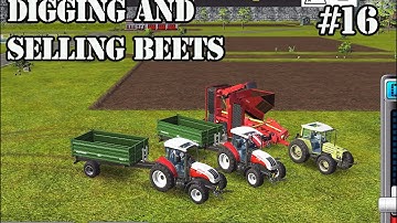 FS 16. Timelapse # 16. Digging and selling sugar beets.