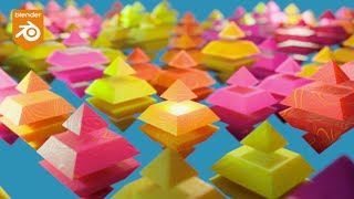 Non-Destructive Diamond Arrays with Blender Geo Nodes