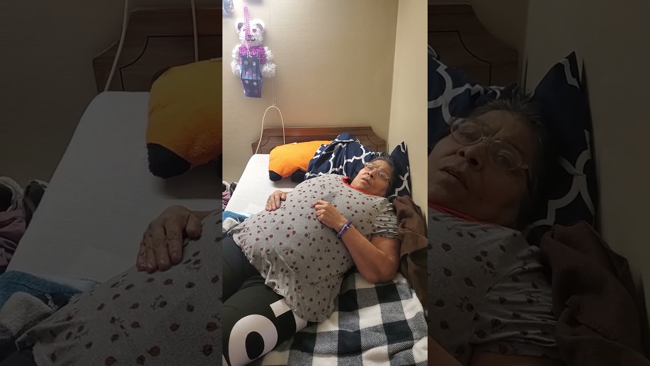 Mom wasn't feeling church today!