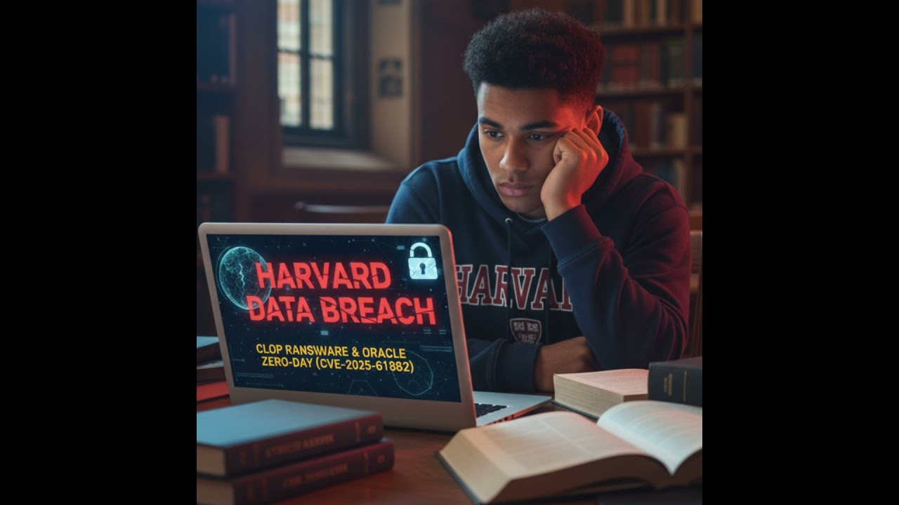 Harvard University Data Breach: Oracle Zero-Day (CVE-2025-61882) Exploited by Clop Ransomware