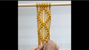 DIY Macrame knot / macrame tutorial @diymacramee