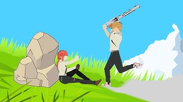 chainsaw man vs makima animation , end of makima fan  animations
