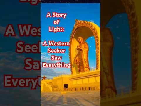 قصة النور باحث غربي رأى كل شيء بوذية الأرض النقية نور بوذا السيد شانداو