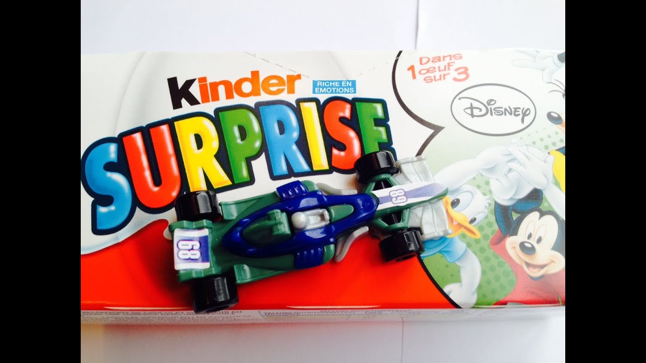 kinder Surprise collection disney sprinty - voiture grey car - YouTube