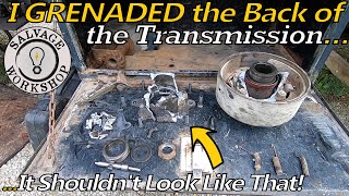 Fixing the Broken Transmission Brake ~ 1988 IH Scissor Dump Truck