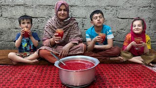 How To Make Watermelon Juice In Village Style