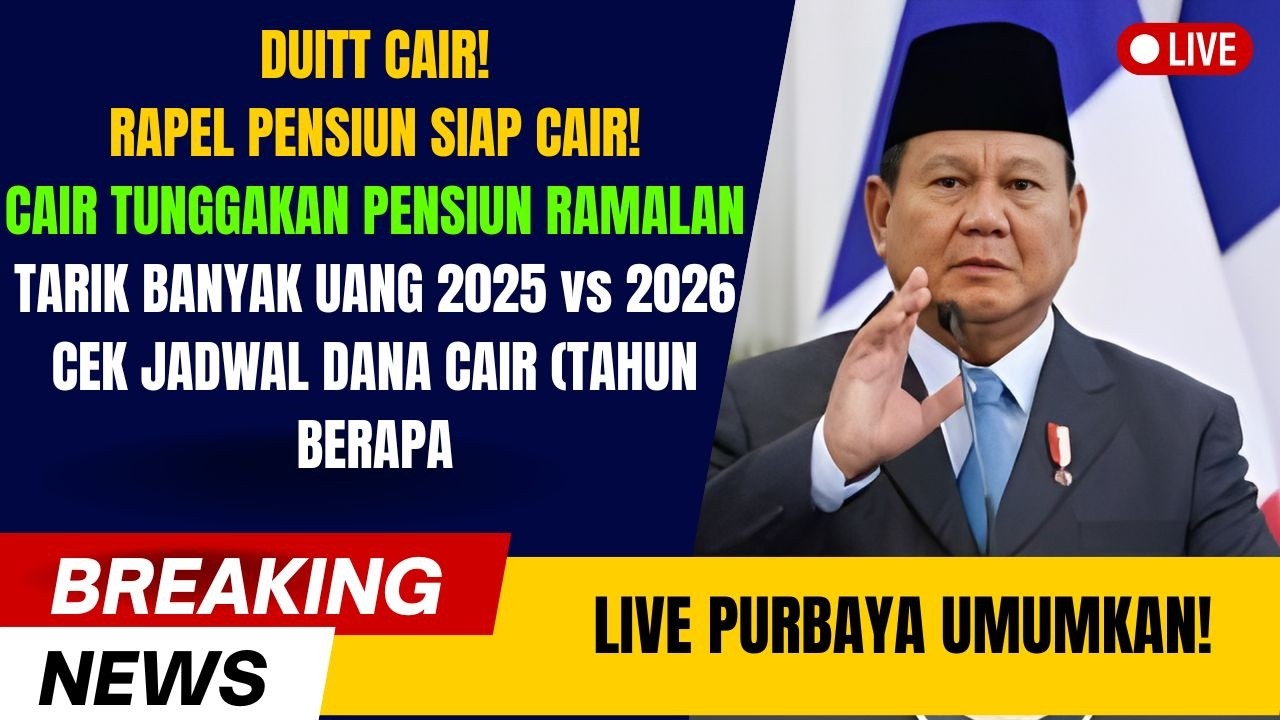 HEBOH! Rapel Pensiun Mulai Cair – Cek Jadwal & Fakta Terbarunya