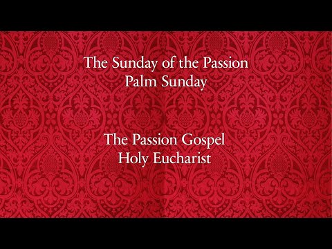 The Sunday of the Passion: Palm Sunday