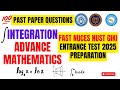 FAST NUCES NUST GIKI Entry Test 2025 | Most Repeated Integration Questions | Past Papers Practice