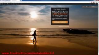 InstaBuilder 2.0 Create 2 Step Optin