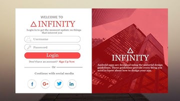 Login Page UI Design In Adobe XD (2020) | Creative Website Design.