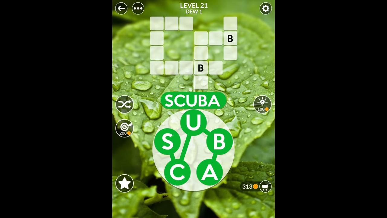 Wordscapes Level 21 Answers YouTube