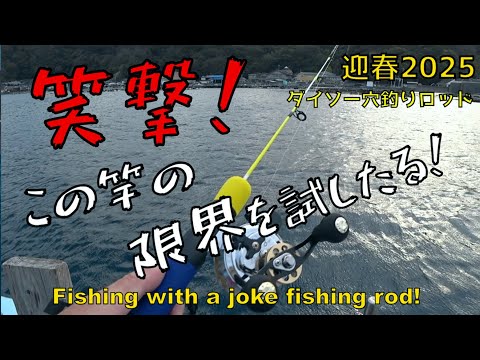 【ダンゴ釣り】新春おバカな釣りシリーズ！この竿に大物来たら上げれんかも（汗）