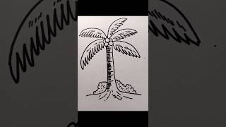 Menggambar Pohon Kelapa