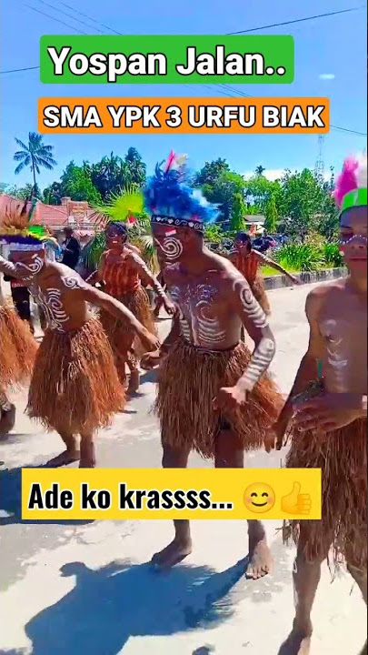 YOSPAN JALAN, HUT RI-77 THN|| Biak Numfor Papua