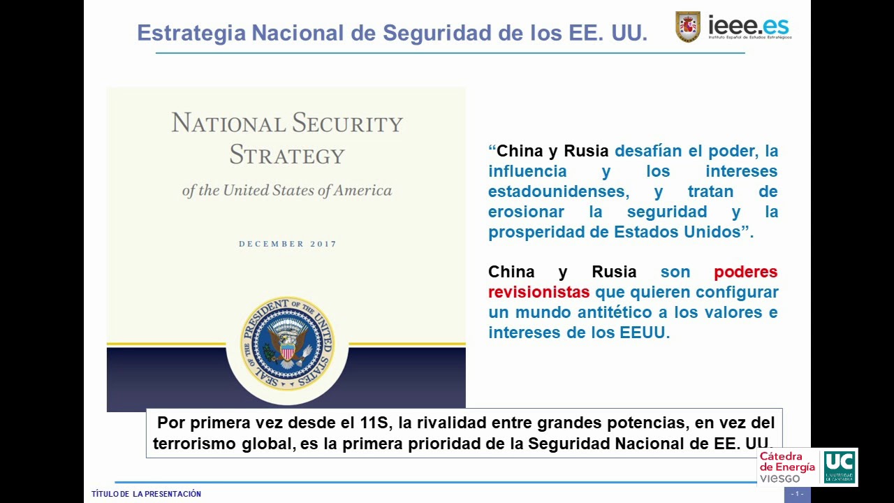 'La geopolítica global de la Energía', conferencia de José Pardo de Santayana y Gómez de Olea