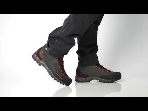 Trango Tech Leather Gtx Carbon Hawaiian Sun - YouTube