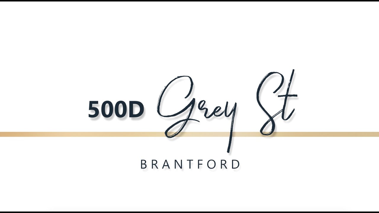 House for Sale 500D Grey Street, Brantford YouTube