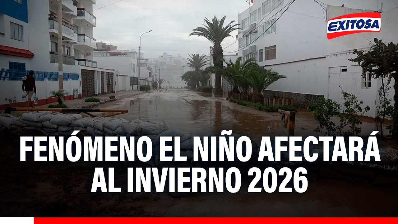 🔴🔵 Fenómeno El Niño tiene un 80% de probabilidad de ser MODERADO durante este 2026