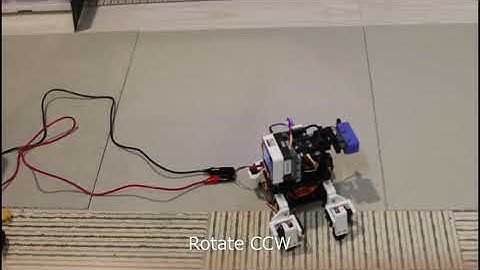 Quadruped robot with M5Stack