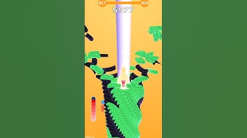 Amazing stackball satisfied game Lv 817-818 #stackball #viral #shorts