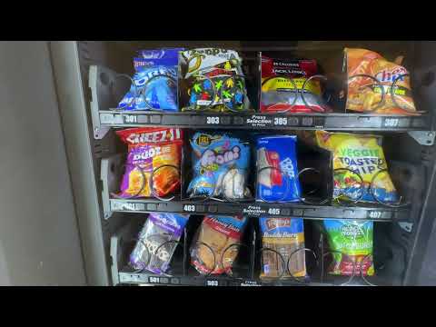 Strange Crane snack machine at a Hospital