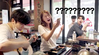 Customers React When A Girl Sings Very High Notes(MAKTUB - To You My Light) [ENG CC]