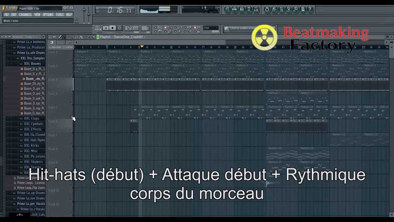 [Beatmaking Factory] Création d'une instrumentale Dance - Apprendre Fl Studio